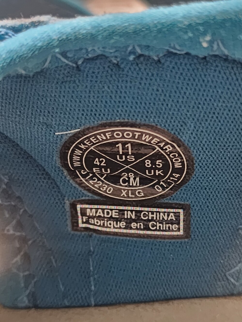 KEEN Womens Blue Closed-Toe Active Sandals Size 11 Like New - Picture 9 of 14